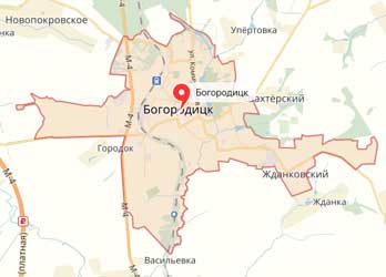 Карта: Богородицк