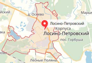 Карта: Лосино-Петровский