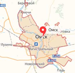 Карта: Омск