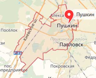Карта: Пушкин