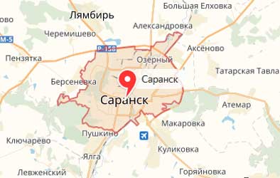 Карта: Саранск