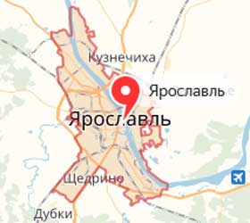 Карта: Ярославль